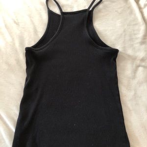 Black tank top